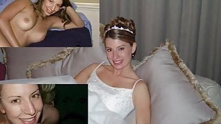 Wedding Dress Before During After Wife Husband Cuckold Milf